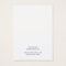 White Modern Typography  Earring Display Card
