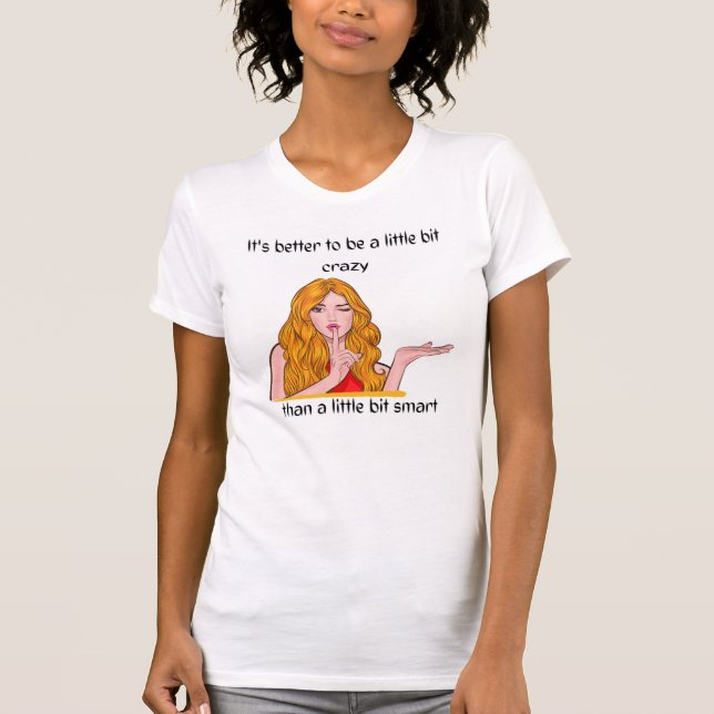 White Modern Women T-Shirt (Front)