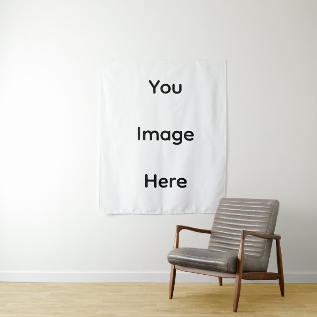 White Modern  Your Image Here  Tapestry (In Situ)