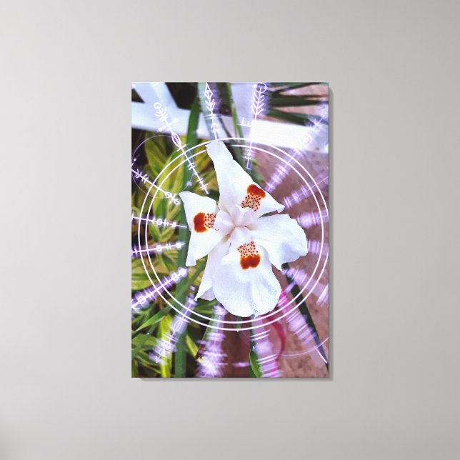 white mortar canvas print (Front)