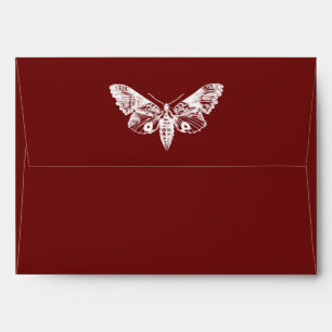 White Moth Envelope A7