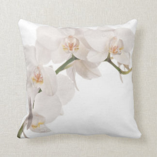 White Moth Orchid Cushion