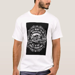 White Mountain Escape Adult Problems Tee