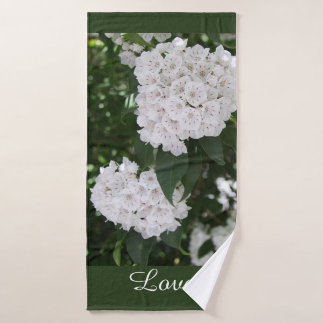 White Mountain Laurel Bath Towel Set (Bath Towel)