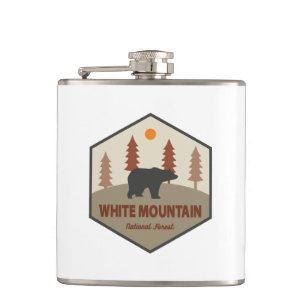White Mountain National Forest Bear Hip Flask
