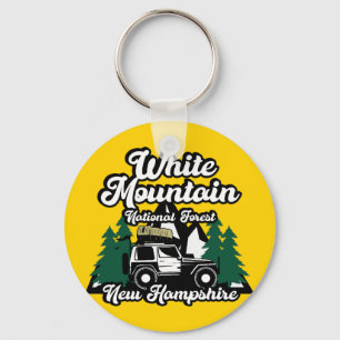 White Mountain National Forest New Hampshire Key Ring