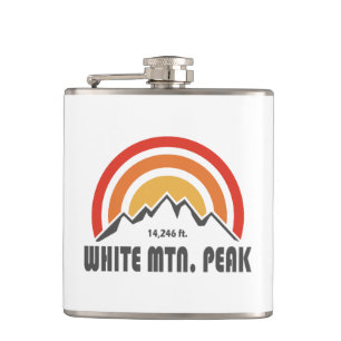 White Mountain Peak California Hip Flask