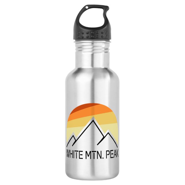 White Mountain Peak California Retro 532 Ml Water Bottle (Front)