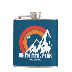 White Mountain Peak California Sun Eagle Hip Flask