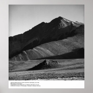 White Mountain Peak, June 1964 by Ansel Adams Poster
