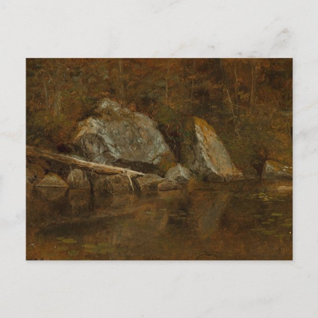 White Mountains, Echo Lake by Albert Bierstadt Postcard (Front)