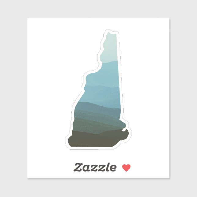 White Mountains in New Hampshire Sticker (Sheet)