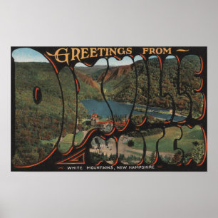 White Mountains, New Hampshire - Dixville Poster