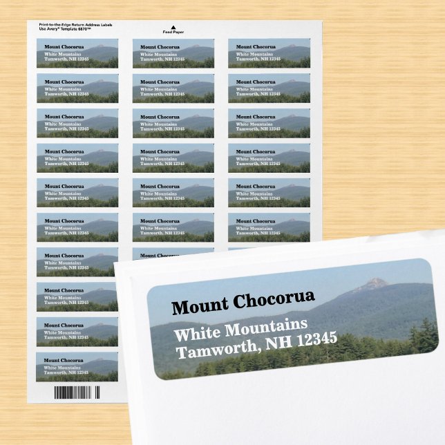 White Mountains New Hampshire Return Address (Creator Uploaded)