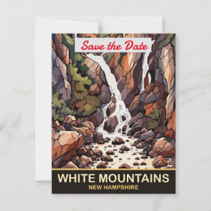 White Mountains New Hampshire Wedding Invitation