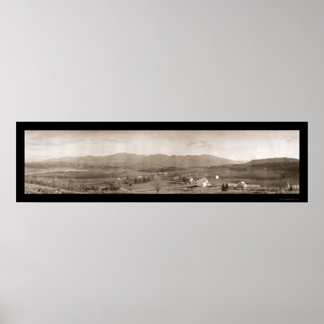 White Mountains NH Photo 1912 Poster (Front)