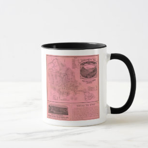 White Mountains top map Mug