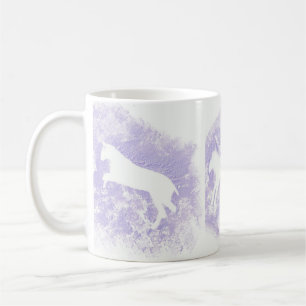 White Mug with Horse Design