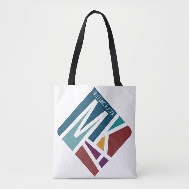 White Museums Alaska Tote Bag (Front)