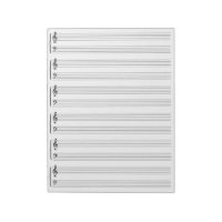 White Music Sheet Paper