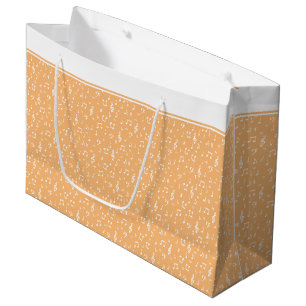 white Musical Large Gift Bag