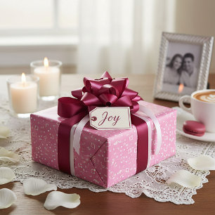 White Musical with custom background colour Wrapping Paper