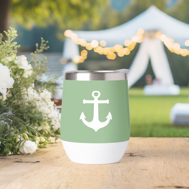 White Nautical Anchor  (Wedding)