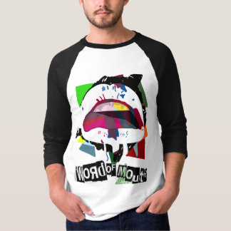 White Navy Blue & Garnet T-Shirt