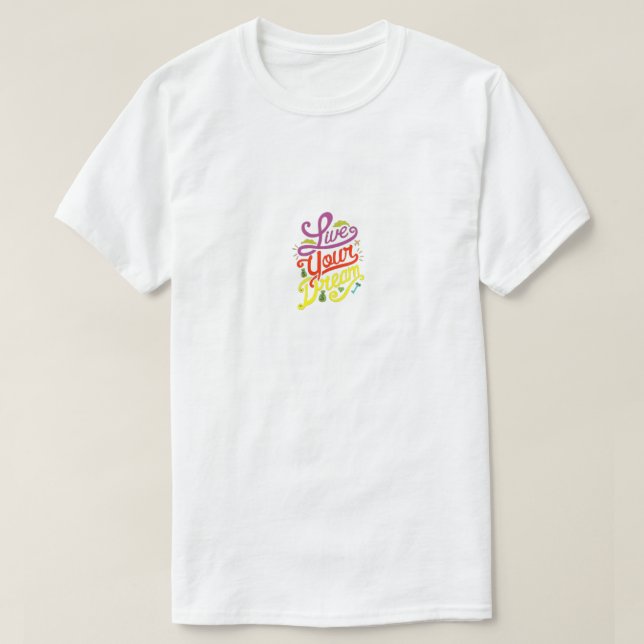 White new design tshirt  (Design Front)