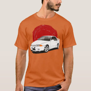 White Nissan Skyline GTR r33 T-Shirt