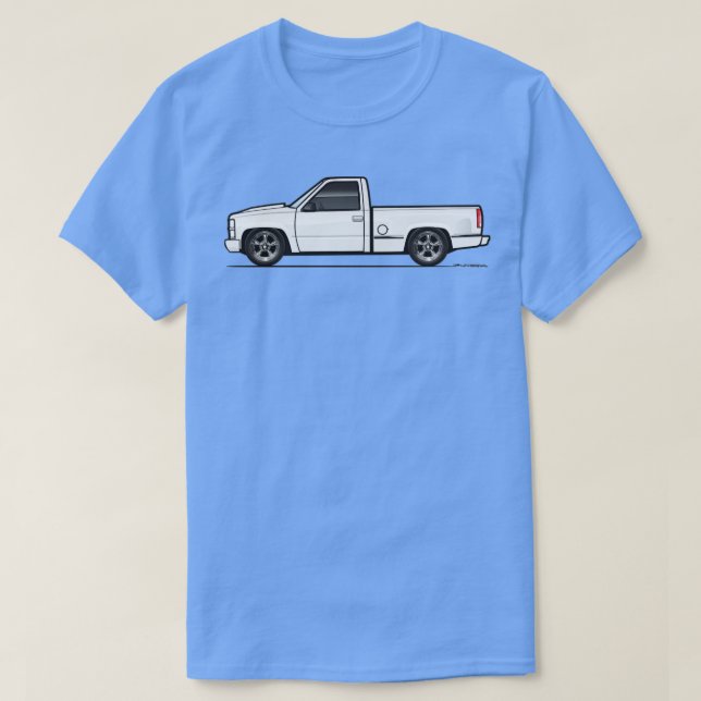 White OBS Stepside T-Shirt (Design Front)