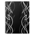 White on Black "Elegance" Notebook