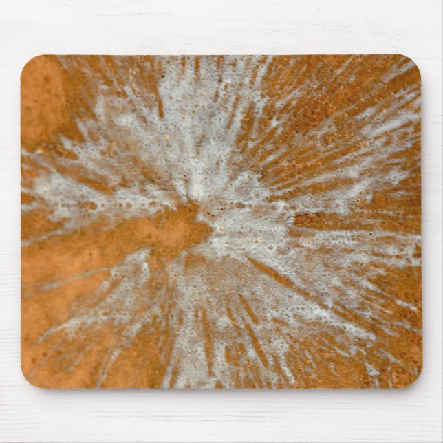 White on Gold Paintball Mouse Pad (Front)