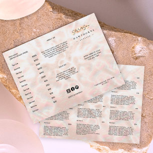 White Opal Brochure Elegant Rose Gold Price List