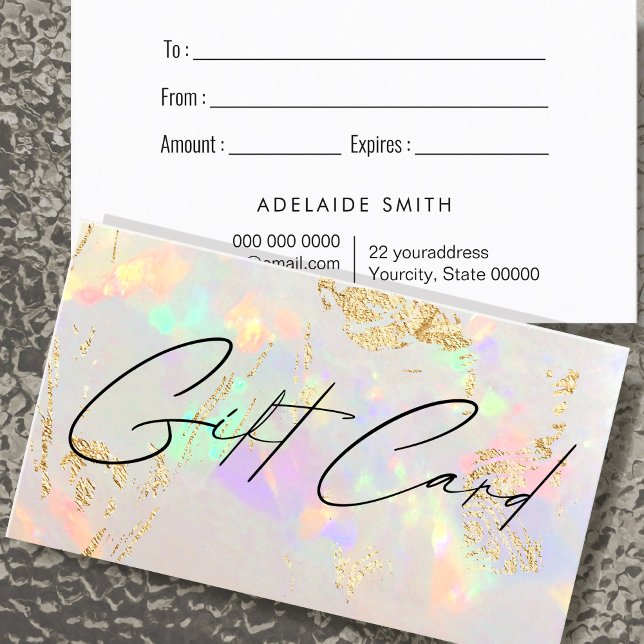 white opal gift card (Creator Uploaded)