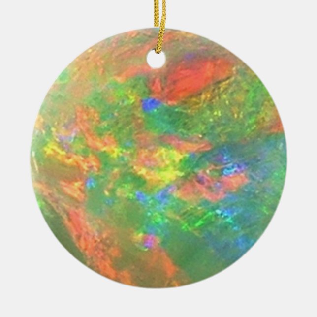 White opal Ornament (Front)