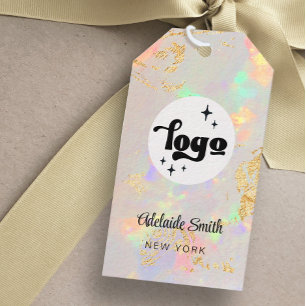  white opal product gift tags