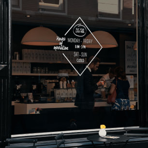 White Opening Times Bussinnes Logo 