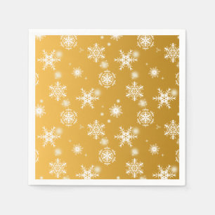 White openwork snowflakes. napkin