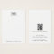 White or any colour logo QR earring display card