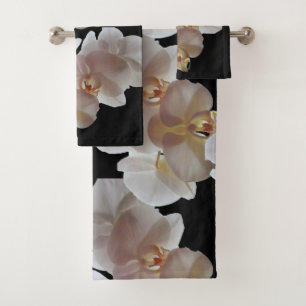 WHITE ORCHID BATH TOWEL SET