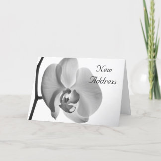 White Orchid Change of Address Announcement