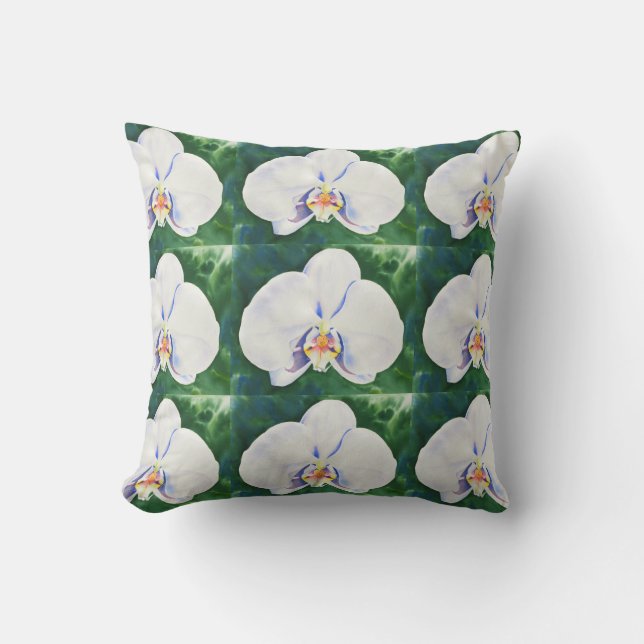 White Orchid Cushion (Front)
