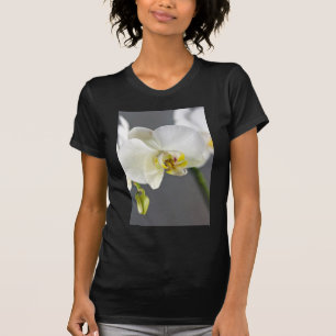 White Orchid Flower T-Shirt