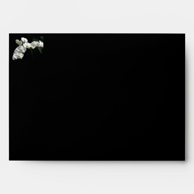 White Orchids Envelope (Front)