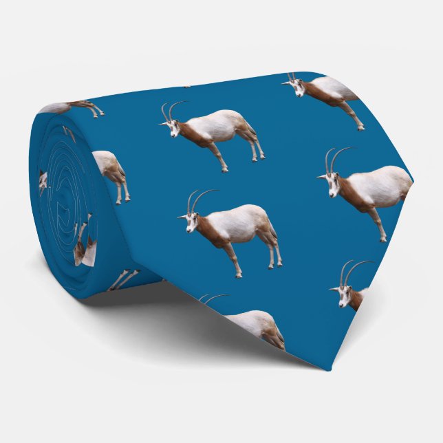 White oryx tie (Rolled)