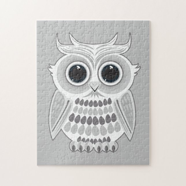 White Owl Jigsaw Puzzle (Vertical)