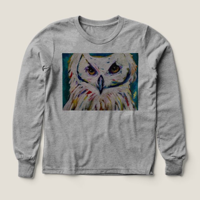 White Owl Sweatshirt (Design Front)