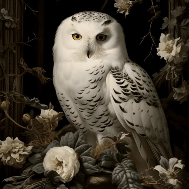 White Owl Tissue Paper (Creator Uploaded)