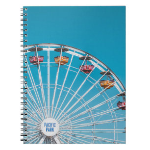 White Pacific Park ferris wheel Notebook